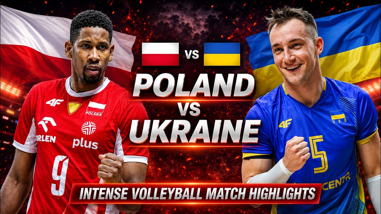 Poland vs Ukraine Quarterfinal Volleyball Battle | Men's VNL 2026