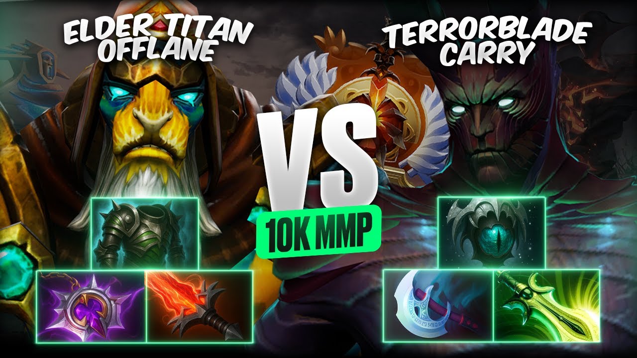 🔥 OFFLANE ELDER TITAN vs TERRORBLADE | 10К ММR  🔥