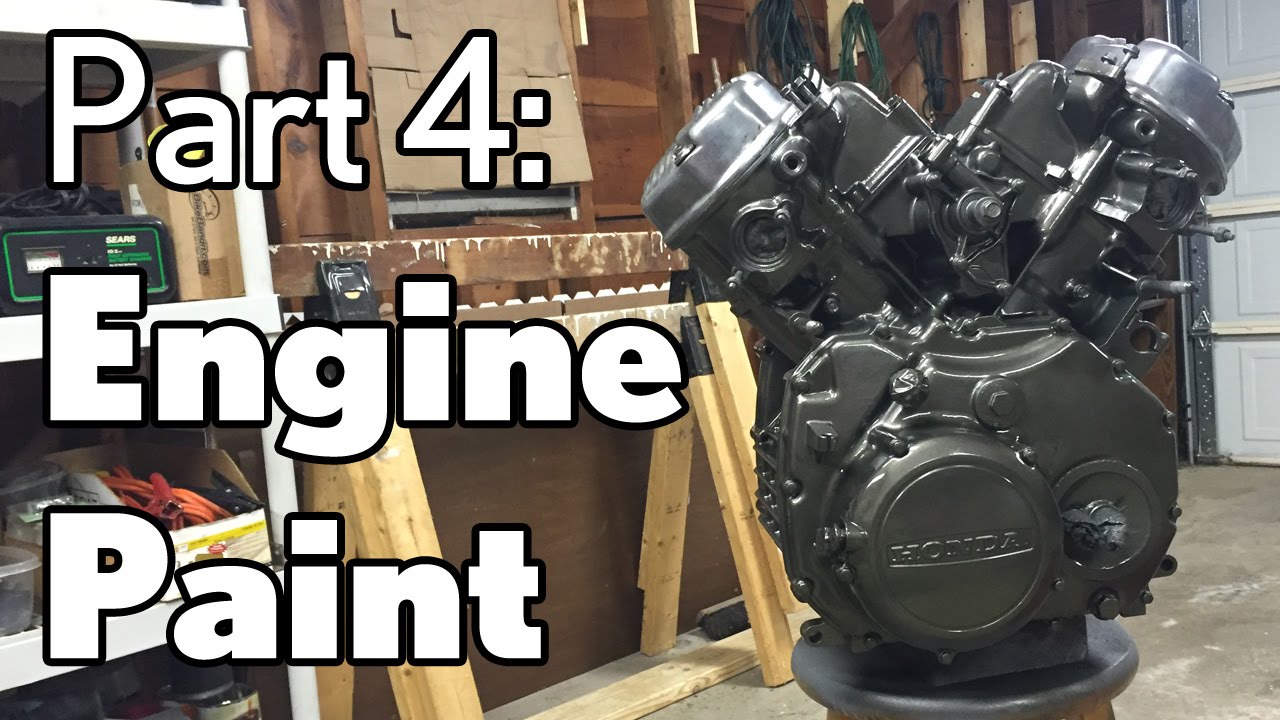 Engine Paint - Honda CX500 - Moto Fugazi Build Part 4