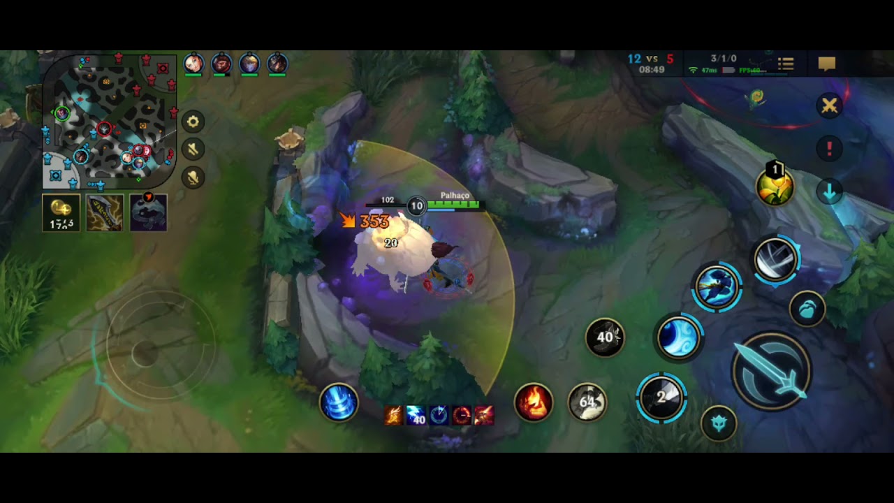 lol mobile jogando de yasuo ranqueada 2021