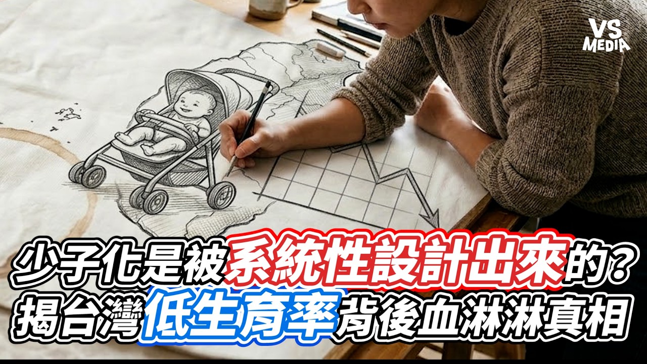 少子化是被系統性設計出來的？揭台灣低生育率背後血淋淋真相｜VS MEDIAｘ@TW-Bee蜜蜂哥
