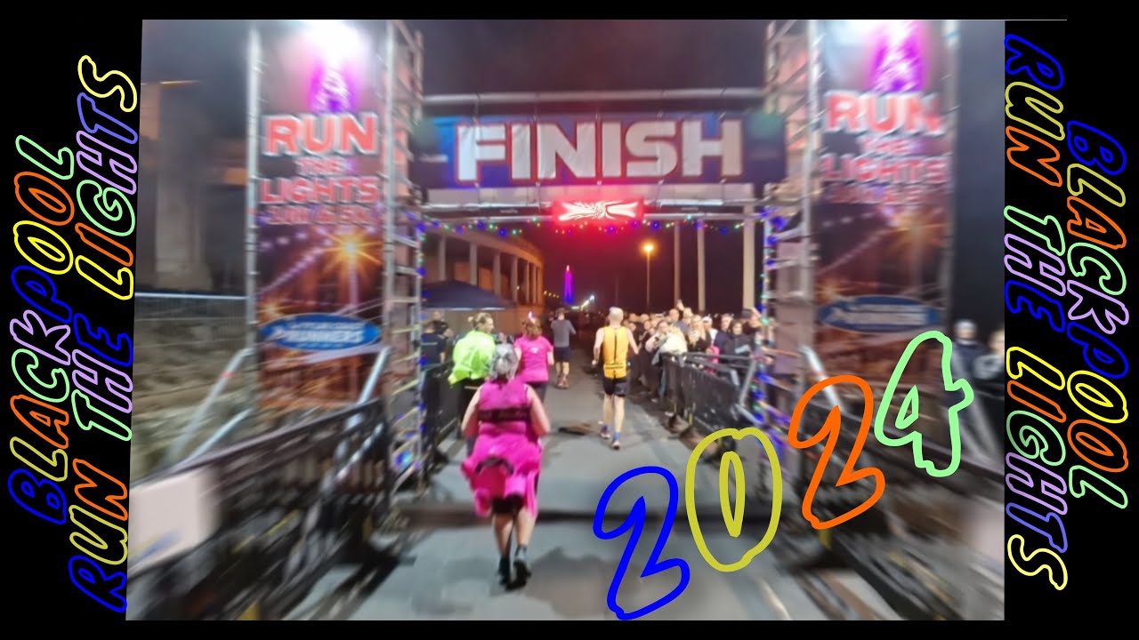 Blackpool Run The Lights 10K Race VLOG Full Course