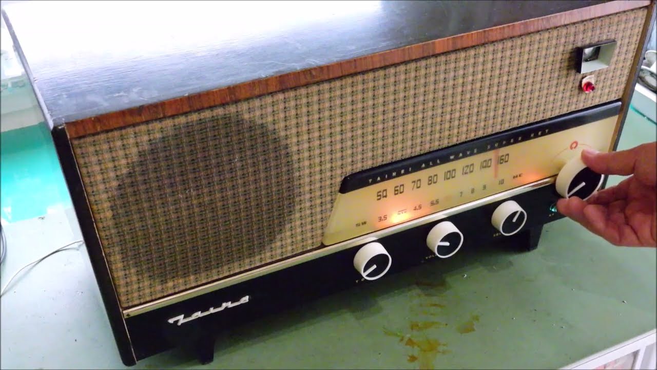 TAIHEIタイヘイ真空管ラジオ 6R-15B(1950年代)ラジオのレストア・2023/04