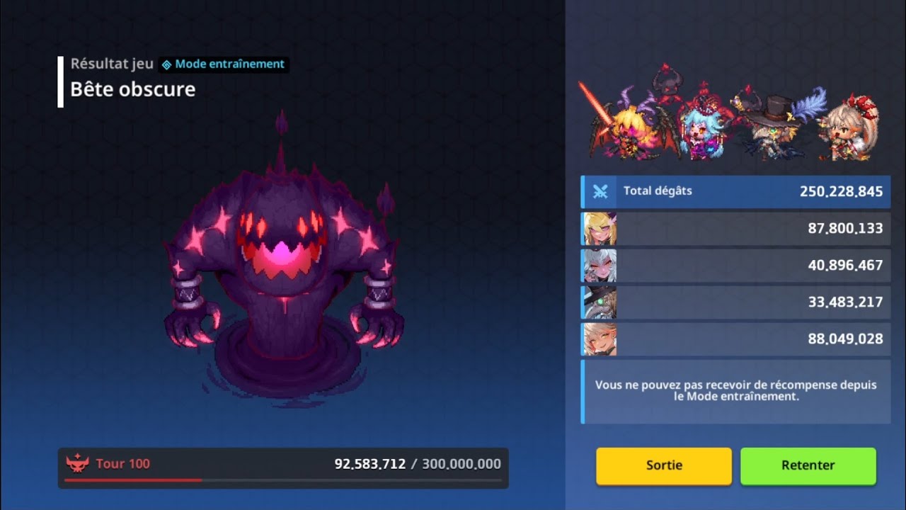 Guardian Tales Raid - Beth - Lilith - PD - Callie vs Shadow Beast (250,2/288,7 Fever)