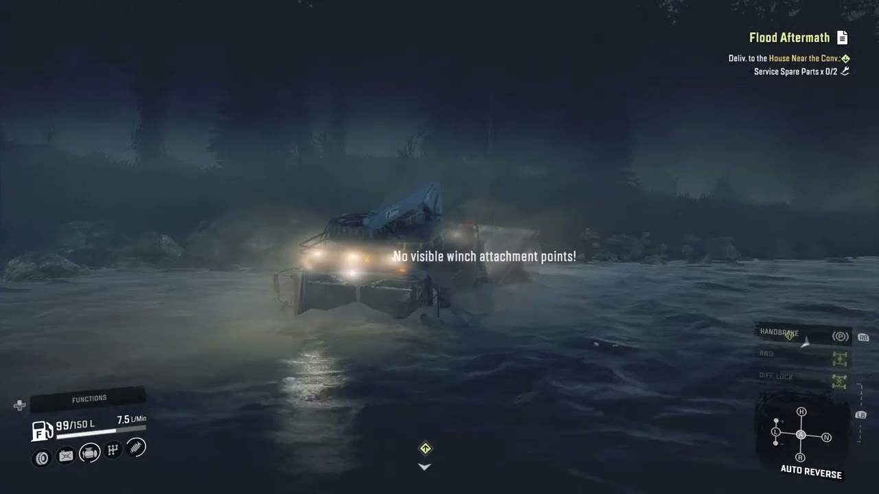 Truck turned boat