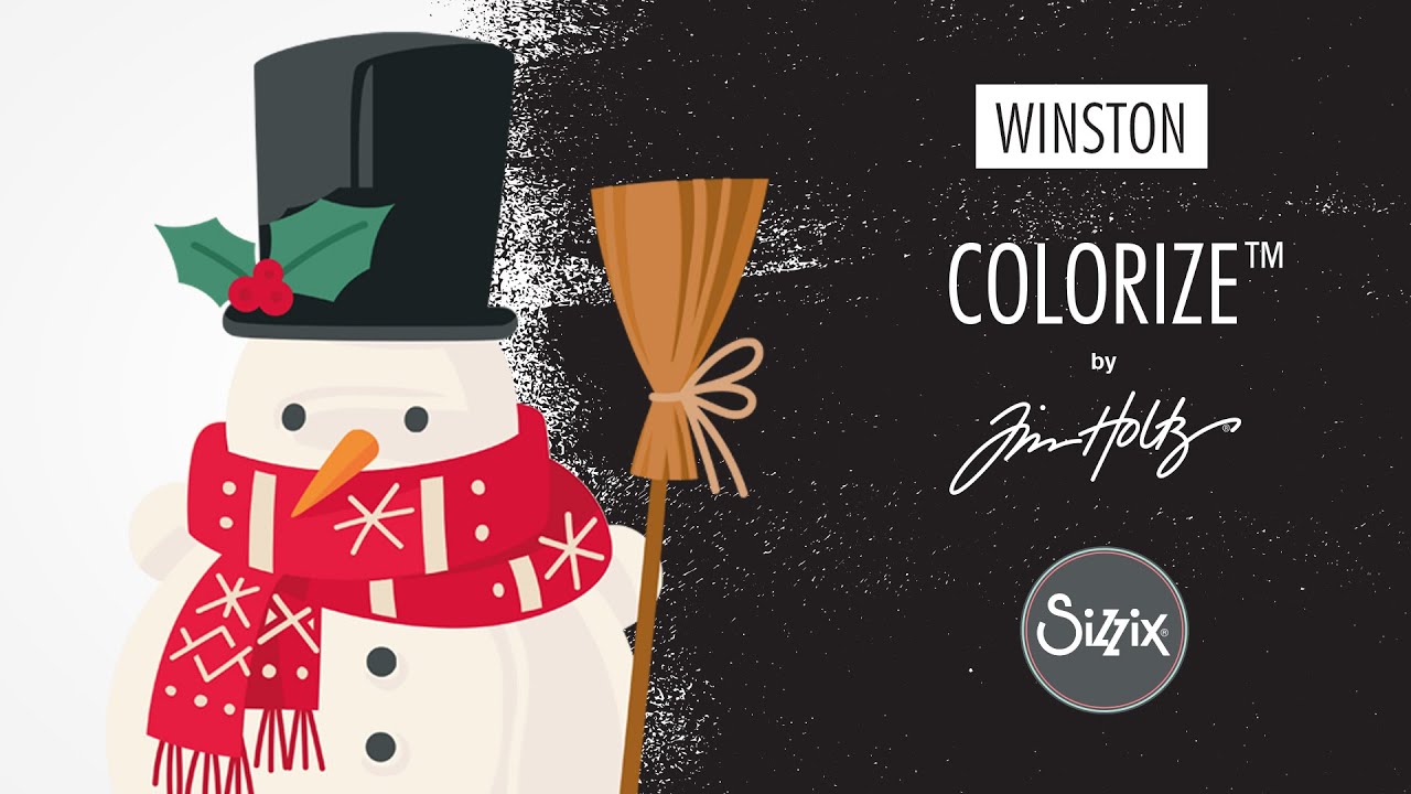 The Tim Holtz Winter Collection is here! Take a look at the new Colorize die-set Winston now!