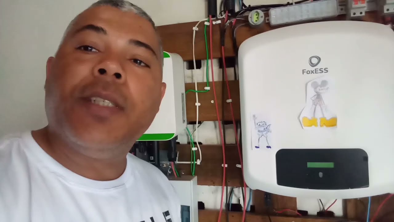 finalizando a instalação do inversor FOX ESS 5K . compatível ao WEG de 5k