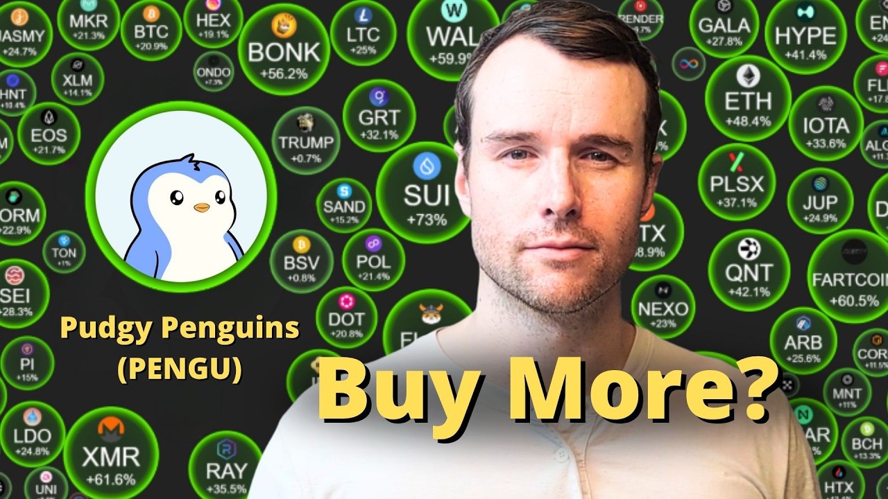 🔥 Pudgy Penguins, 60% Outperformance Soon! - PENGU Crypto Analysis