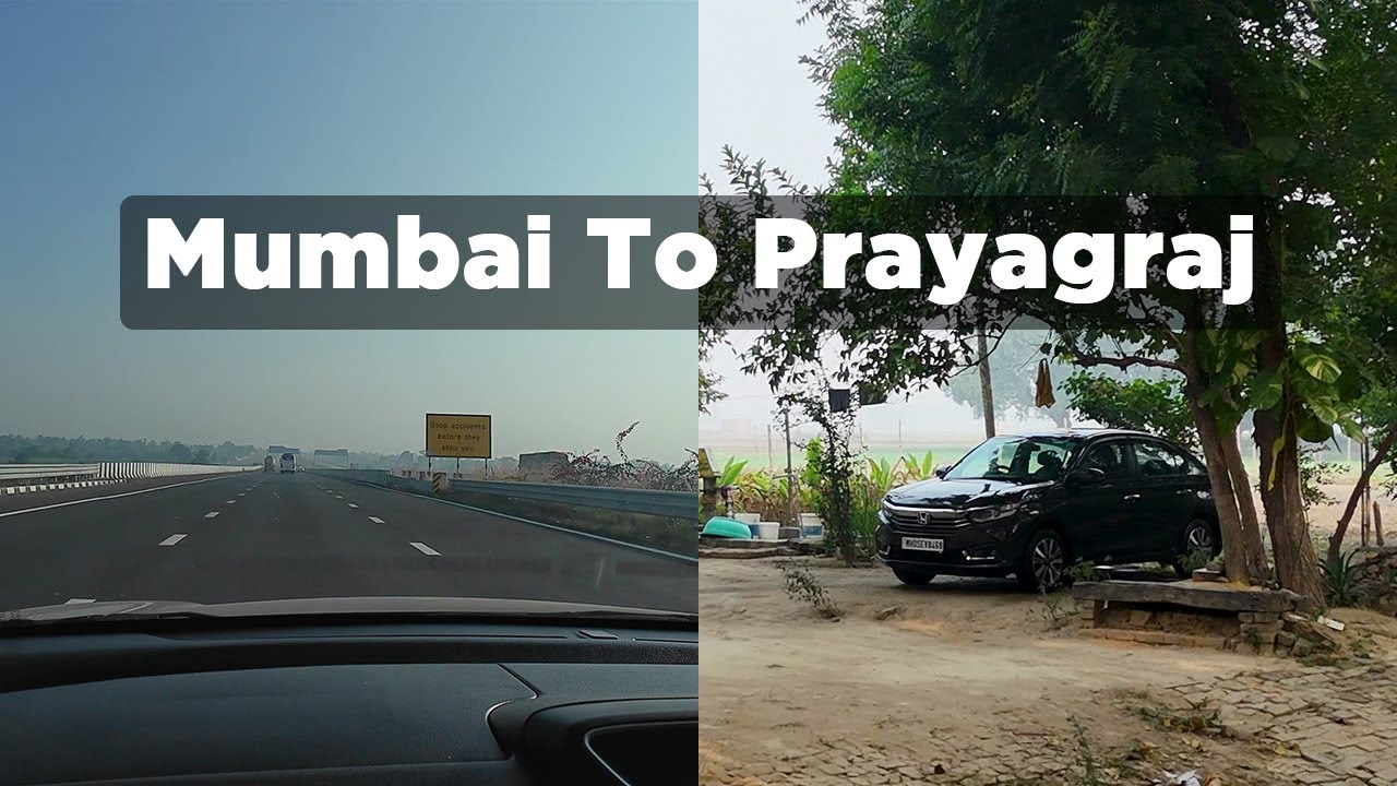The Epic Road Trip From Mumbai To Prayagraj By Samruddhi Mahamarg #roadtrip #viral #travel #vlog
