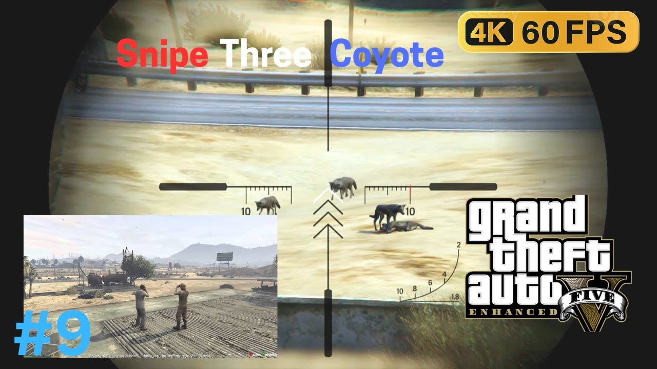 Snipe Three Coyote Trevor Mission | GTA V Gameplay Full Mission Eposide #9