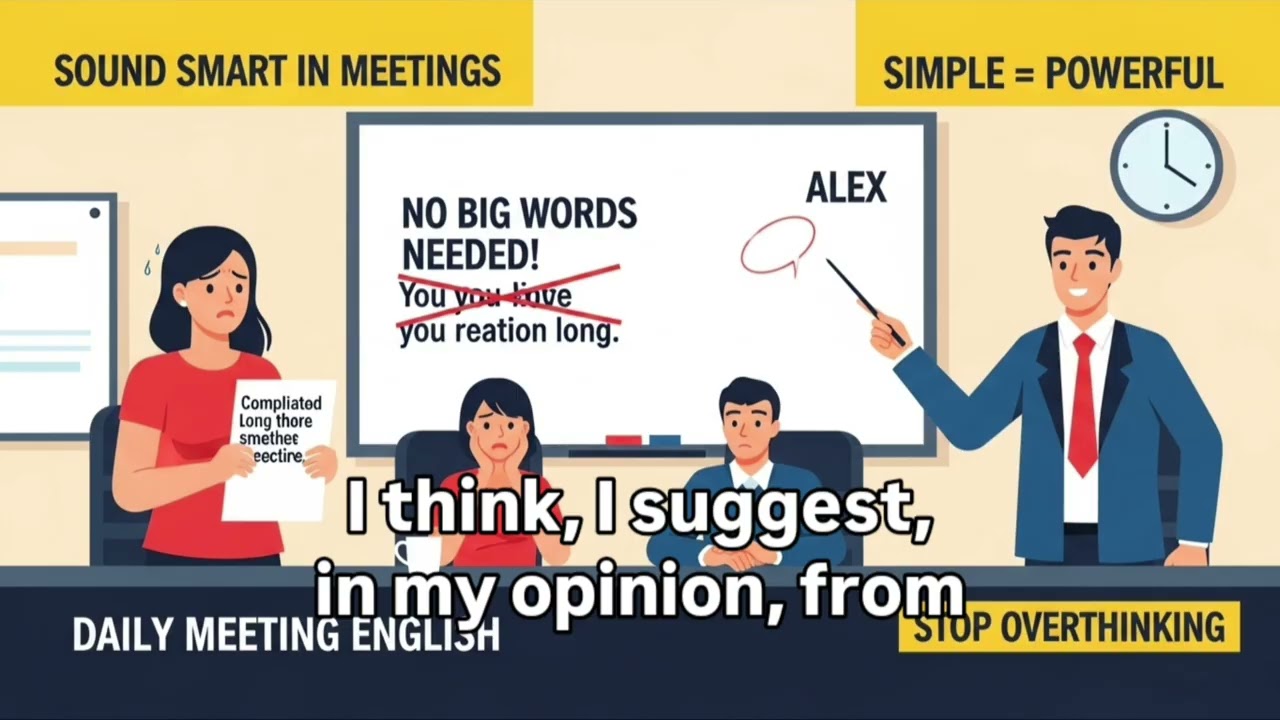 Daily Grammar for Meetings (Sound Smart Without Big Words)