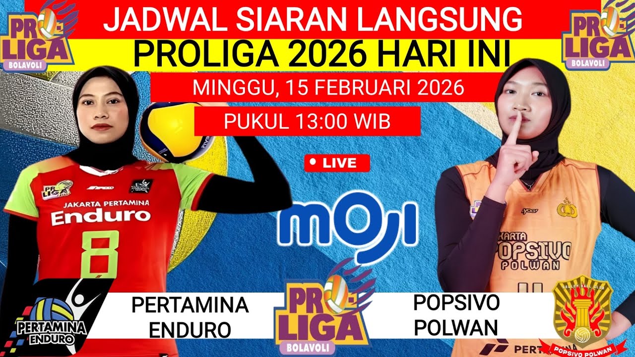 JADWAL PERTAMINA ENDURO VS POPSIVO POLWAN‼️JADWAL PROLIGA HARI INI‼️KLASEMEN PUTRI