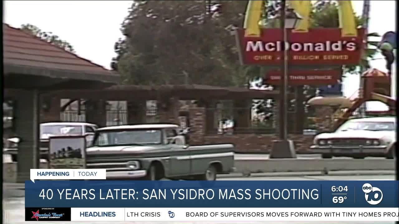 Thursday marks 40 years since San Ysidro McDonald's mass shooting