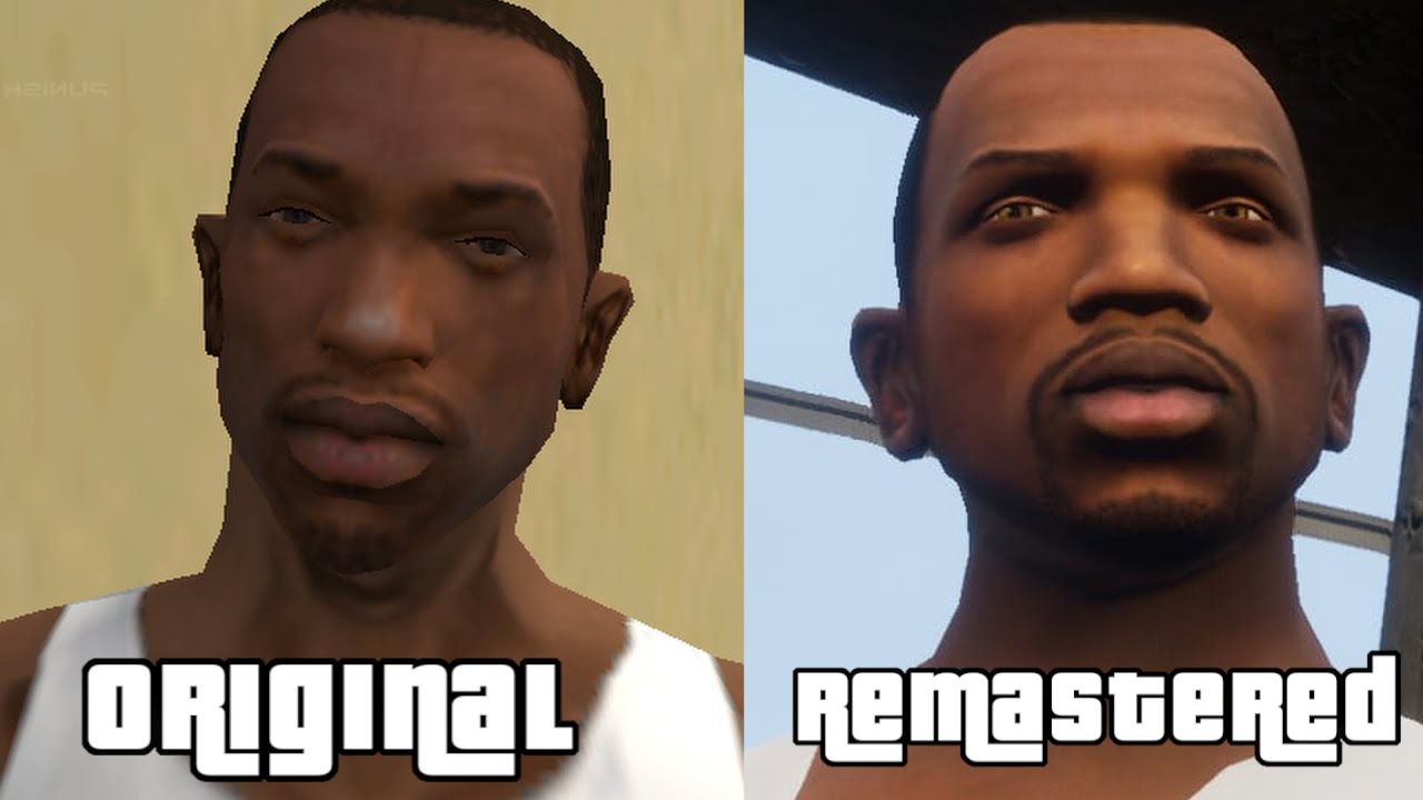 GTA Trilogy Remastered Vs Original Graphics Comparison (GTA San Andreas, GTA Vice City, GTA 3)
