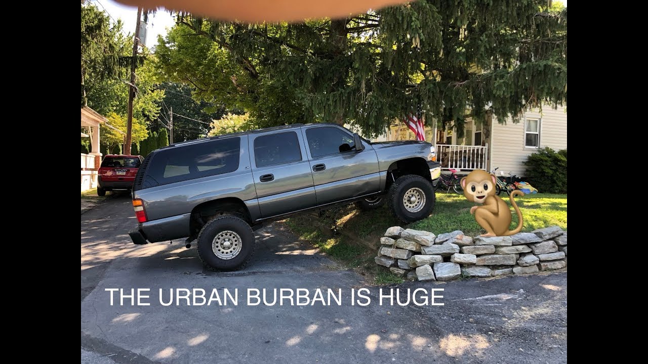 URBAN BURBAN IS A BEAST THANKS TO ROUGH COUNTRY LIFT KITS
