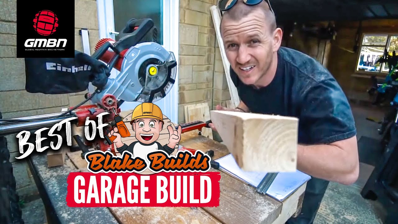 Blake Builds A Bike Cave! | Full Build Start To Finish | 1hr 30 Compilation