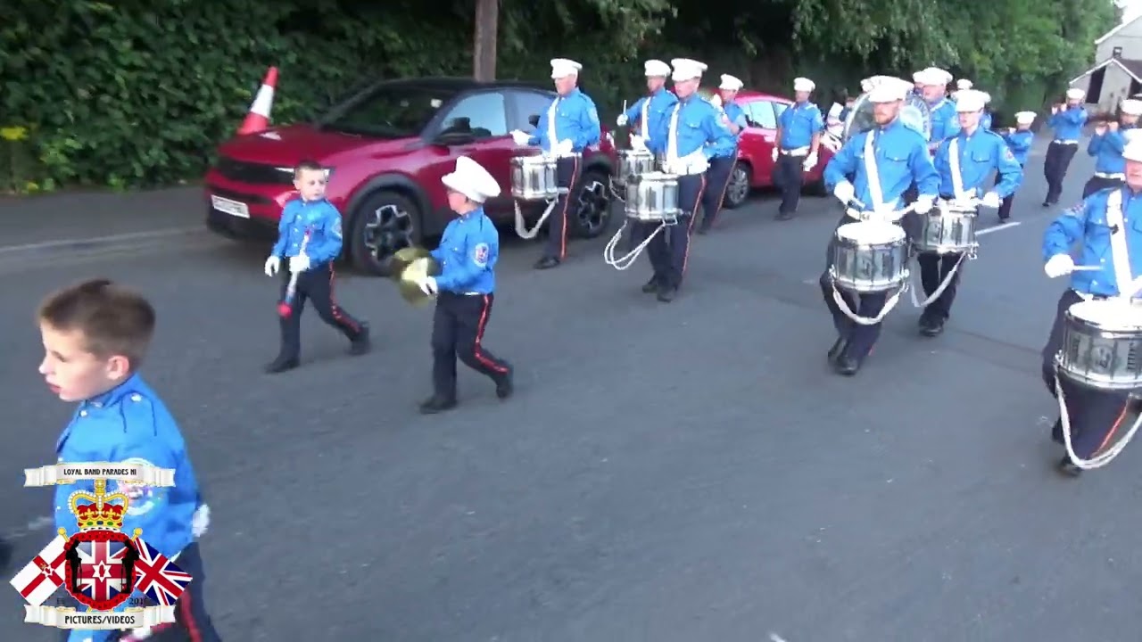 Pride Of The Orange & Blue FB Newbuildings @ Ballymoughan Purple Guards FB Parade 2025
