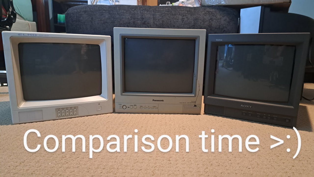 The ULTIMATE (not really) CRT Video Monitor Comparison Video, Slot vs Dot vs Aperture Grille