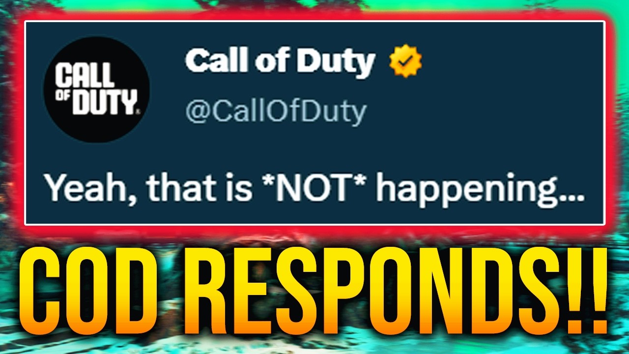 CALL OF DUTY Has RESPONDED…