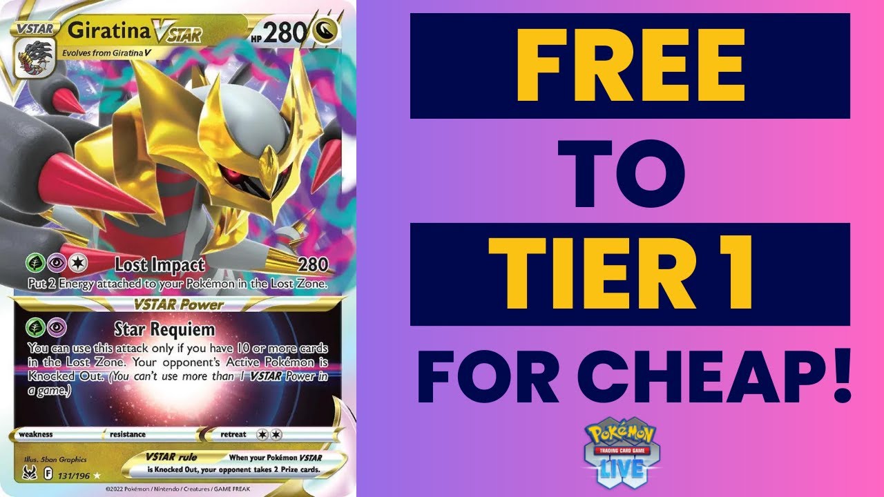 Upgrading the Free Giratina VStar Deck on PTCGL [2023 EDITION]