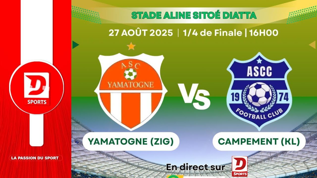 DIRECT YAMATOGNE ZIG VS CAMPEMENT KL 1/4 PHASES NATIONALES 2025