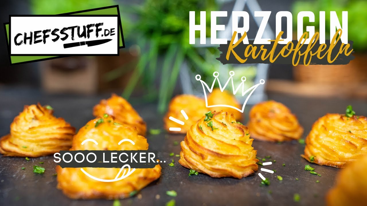 Königliche Herzoginkartoffeln eine super Beilage zu deinem Steak!