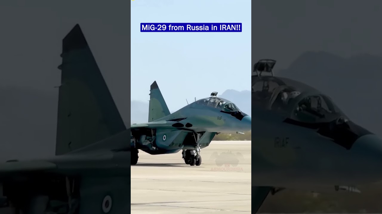 Russian supplied MiG-29 Fighter Jets to Iran