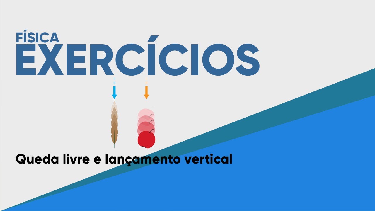 Queda Livre e Lançamento Vertical - Exercícios resolvidos