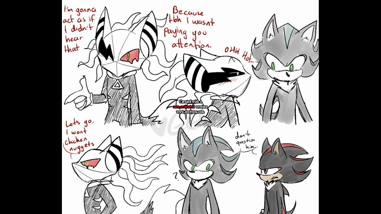 Hetero Mephinite and Sonadow Comic Dub