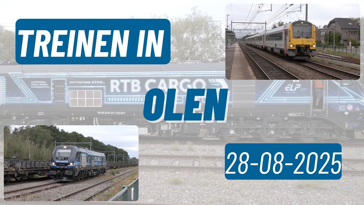 Trains at Olen 28-08-2025 | RTB cargo coppertrain Aurubis/Umicore Olen