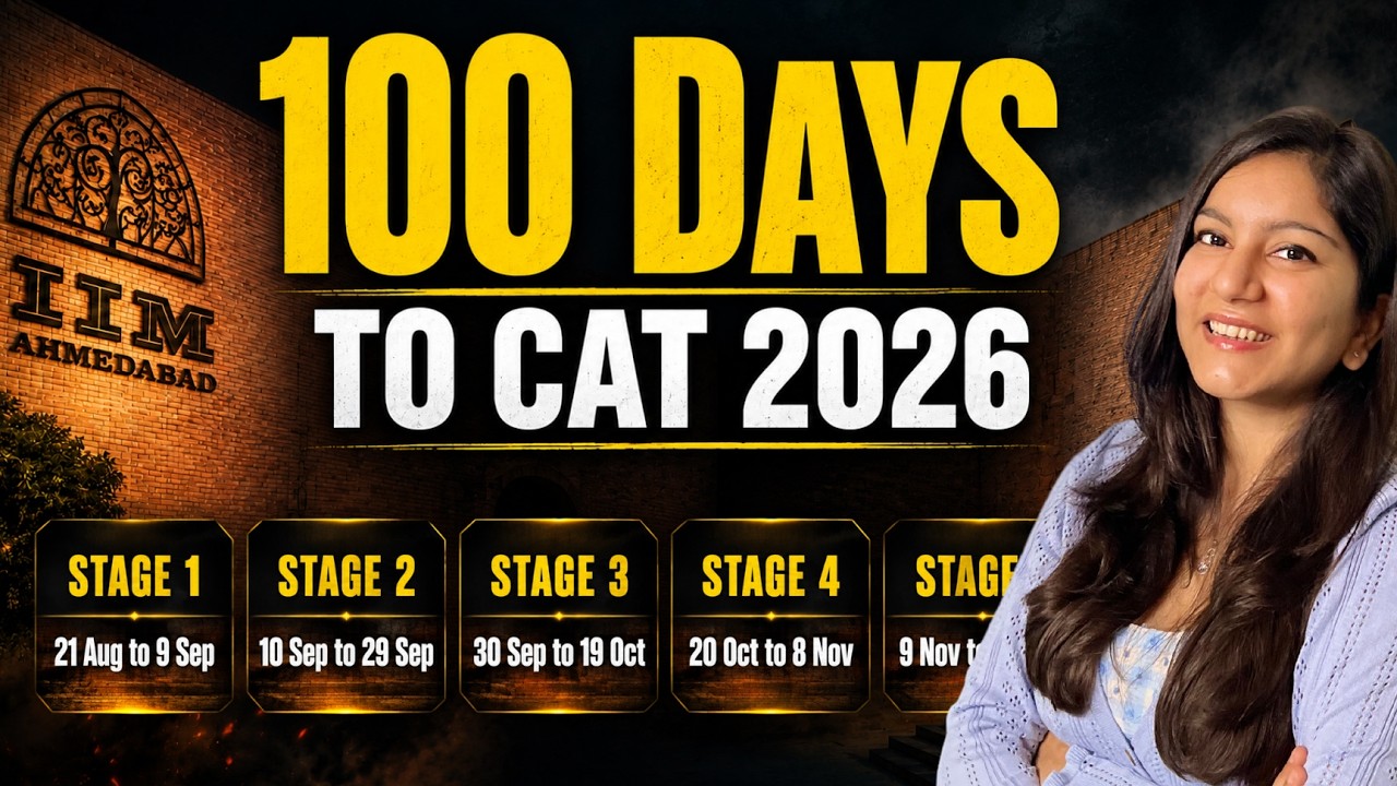 Master Plan to Crack CAT 2026 in 100 Days ✅