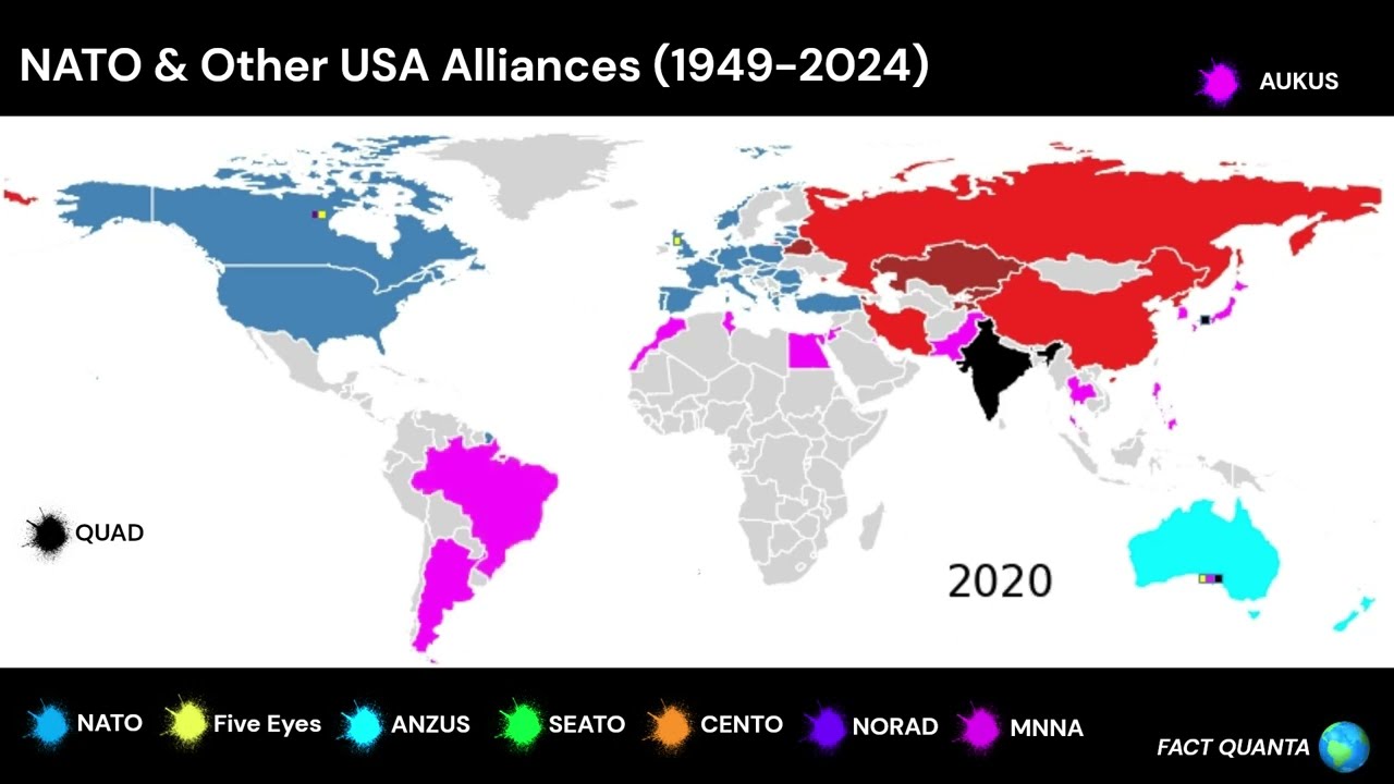 NATO & Other USA Alliances (1949-2024)