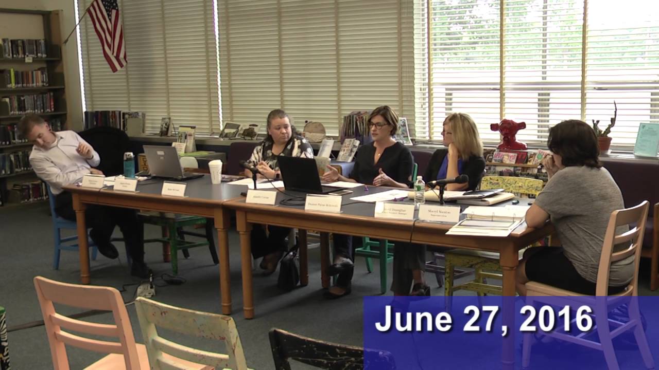 GRANBY MA School Committee Meeting 06-27-16