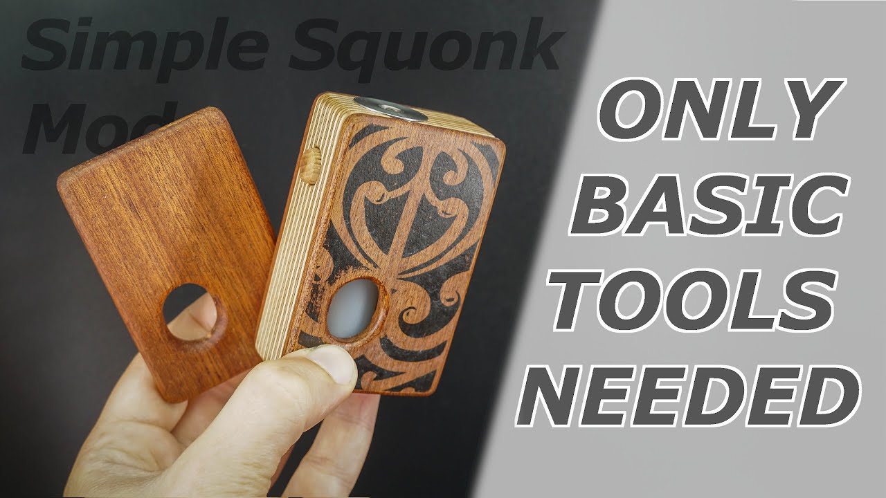 Simple DIY Wooden Squonk Mod