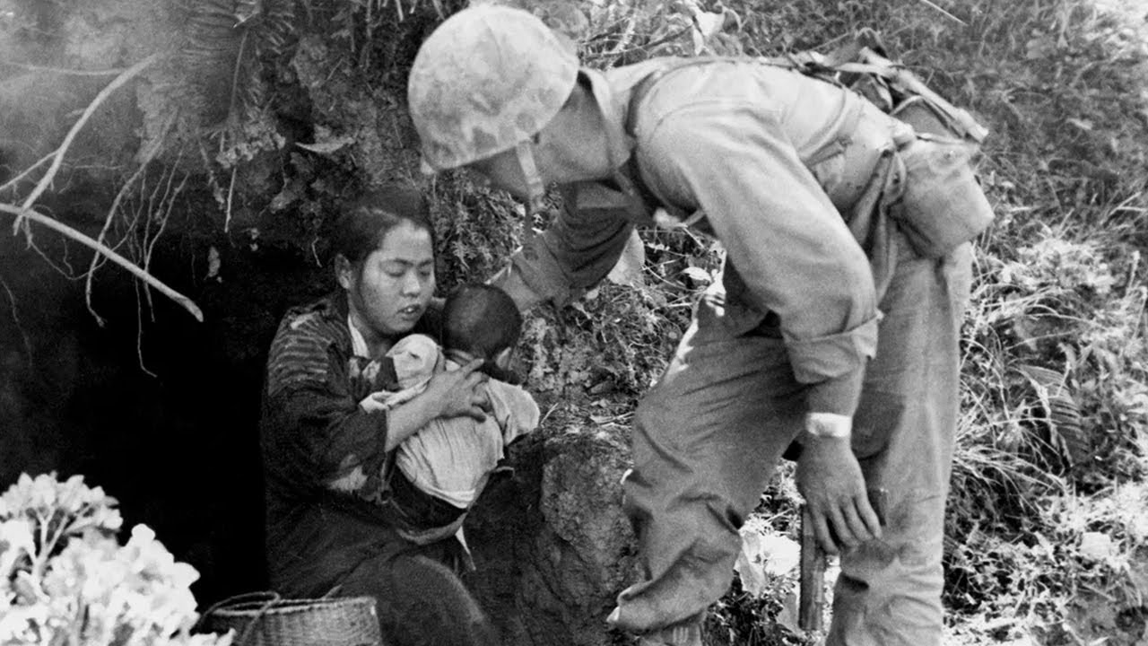 1200 Japanese Civilians Hid in Caves, American Soldiers Found and Saved Them All