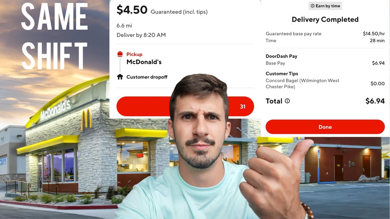 Doordash Зарабатывайте по времени и за заказы В ОДНУ СМЕНУ… Сколько мы заработали?