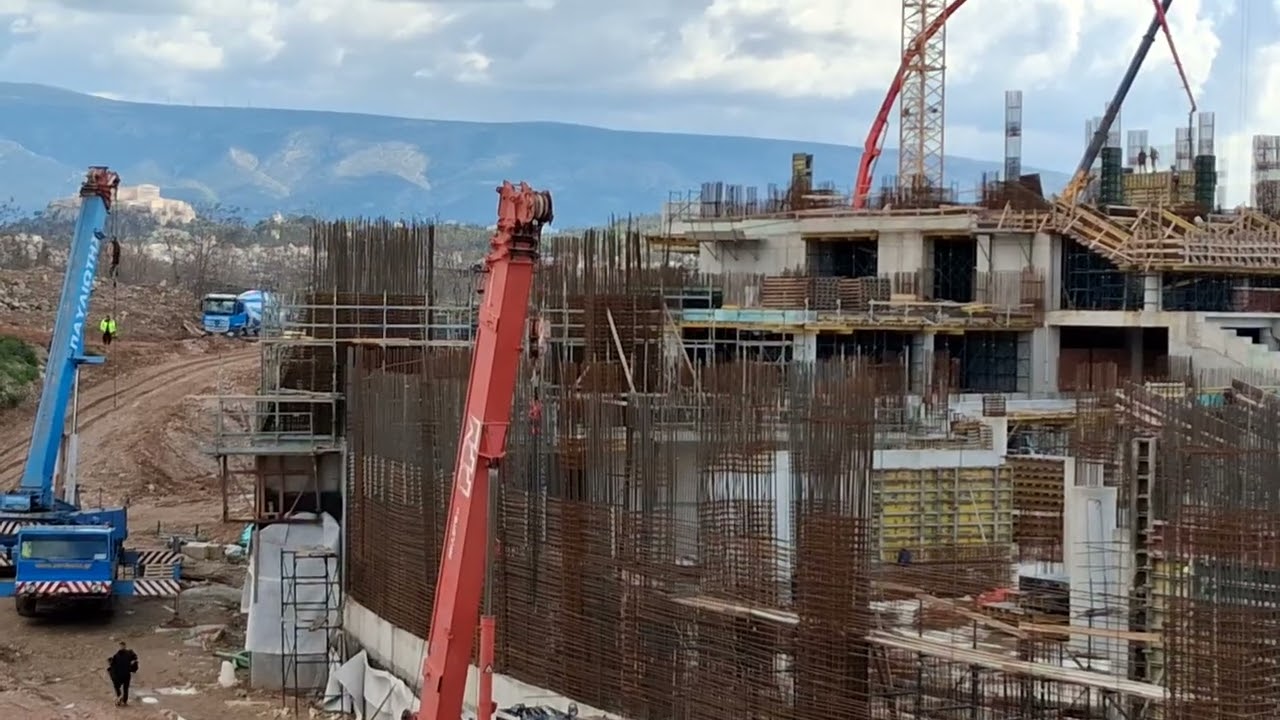 ΒΟΤΑΝΙΚΟΣ 21 2 2026 εργασίες για την κατασκευή του νέου γηπέδου του παναθηναϊκου  ώρα 13:00