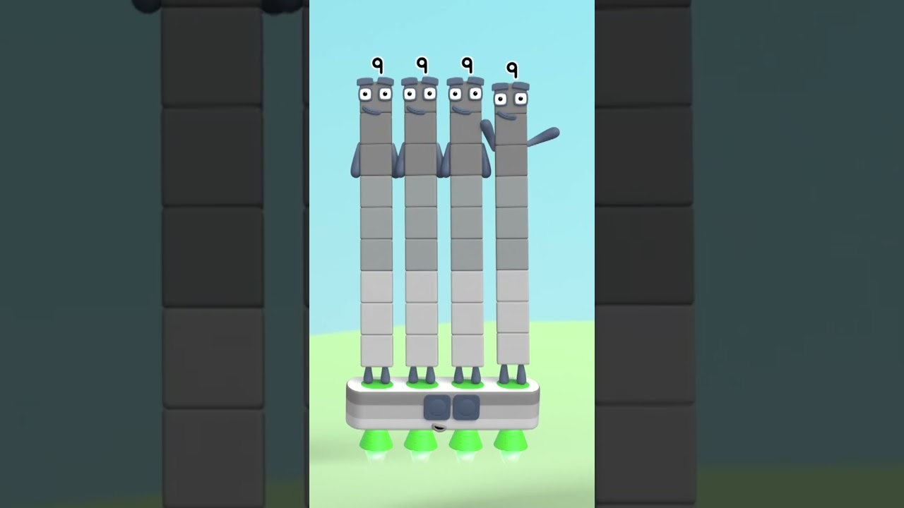 Nine Times Table - Learn Your Times Tables #9 ✖️ | Counting for Kids | Numberblocks #shorts
