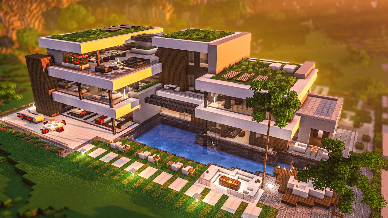ULTIMATE Modern House Build in Minecraft