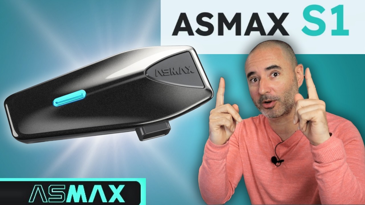 ASMAX S1 Intercomunicador para moto |Asmax