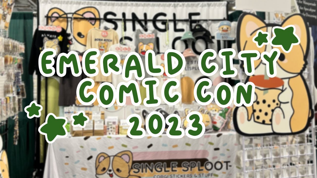 Emerald City Comic Con 2023 ✨ Artist Alley + Exhibitor Vlog ✨ single sploot corgi