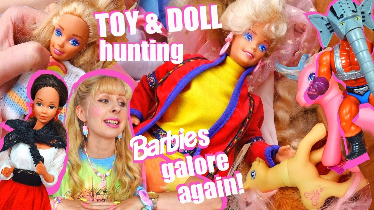 Flea market toy & doll hunting extravaganza part 2 - 80s, 90s Barbie, My little Pony, MotU