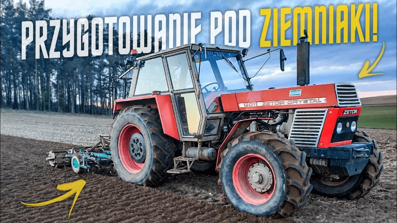 Przygotowanie Pola Grodzenie Pod Ziemniaki. Złapałem Gumę.Szybki Serwis Co Się Działo Z Zetorem.