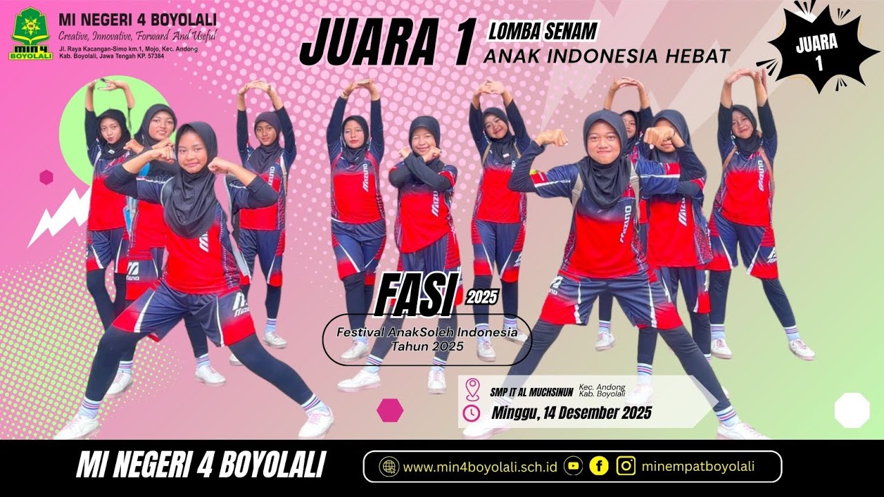 MINPABOY SENAM ANAK SEHAT INDONESIA | Juara 1 FASI 2025