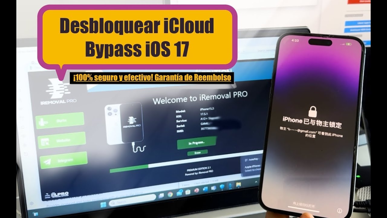 Desbloqueo de iCloud para cualquier iPhone (Windows y Mac)