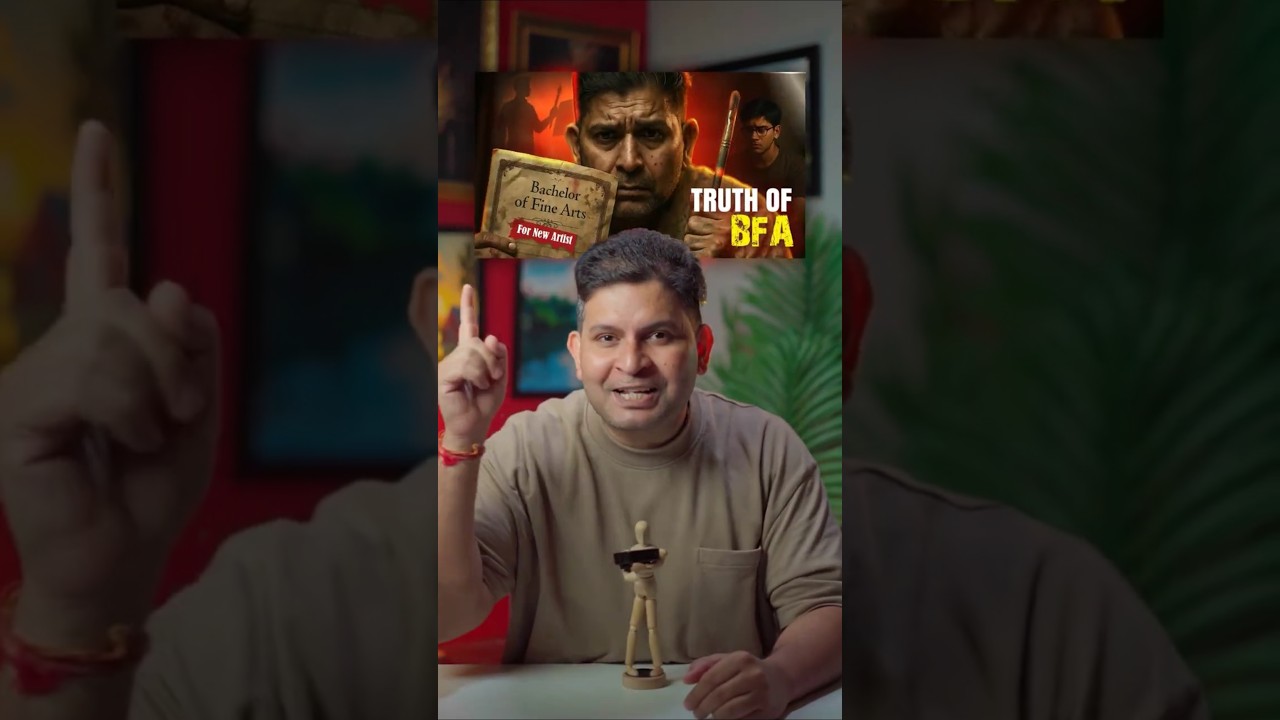 &ldquo;Artist banna hai? BFA ka sach jaan lo!&rdquo; ✅  #bfa #ArtistCareer #12thBaadkyakarein