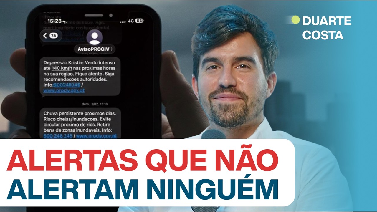 GOVERNO FALHA NO ALERTA DE CATÁSTROFE c/Duarte Costa