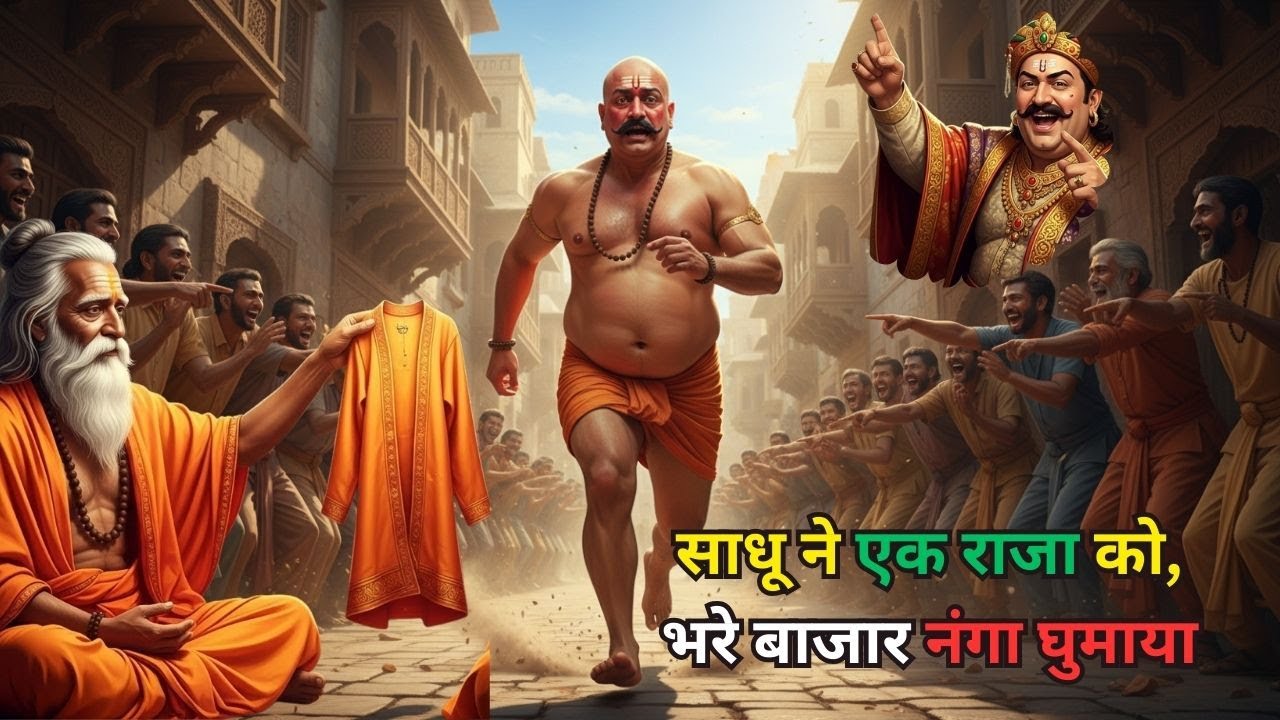साधू ने एक राजा को, भरे बाजार नंगा घुमाया #hindistories