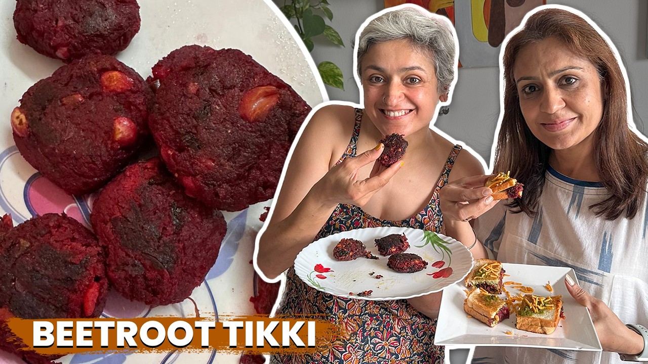 My Sisters favourite snack - BEETROOT TIKKI - Healthy, delicious and Vegan!