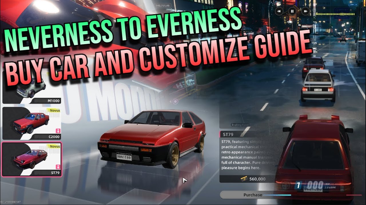 NTE Guide : Where to buy and customize car